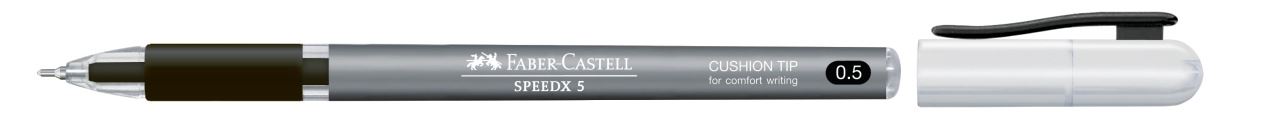 Faber-Castell - Speedx ballpoint pen, 0.5 mm, black