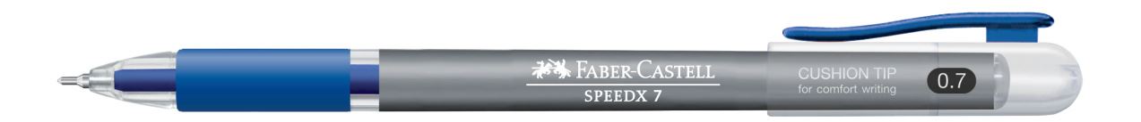 Faber-Castell - Speedx ballpoint pen, 0.7 mm, blue