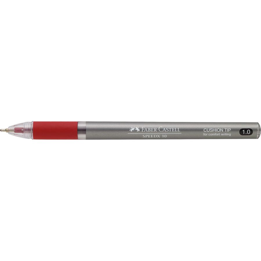Faber-Castell - Speedx ballpoint pen, 1.0 mm, red