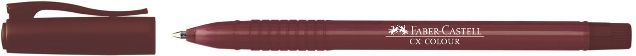 Faber-Castell - Ballpoint pen CX Colour, brown