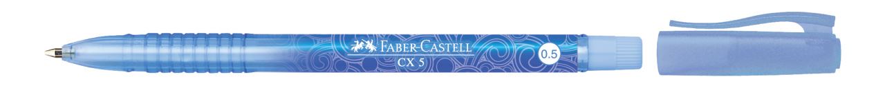 Faber-Castell - CX5 ballpoint pen, 0.5 mm, blue