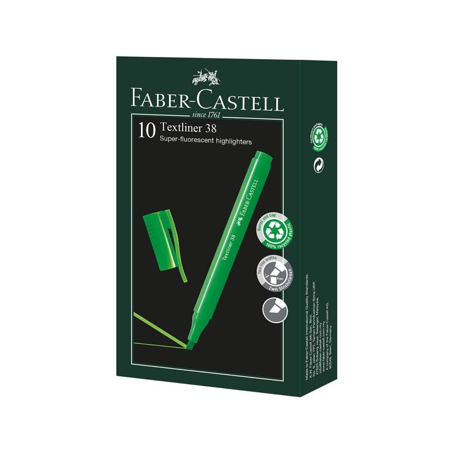 Faber-Castell - Textliner 38, green