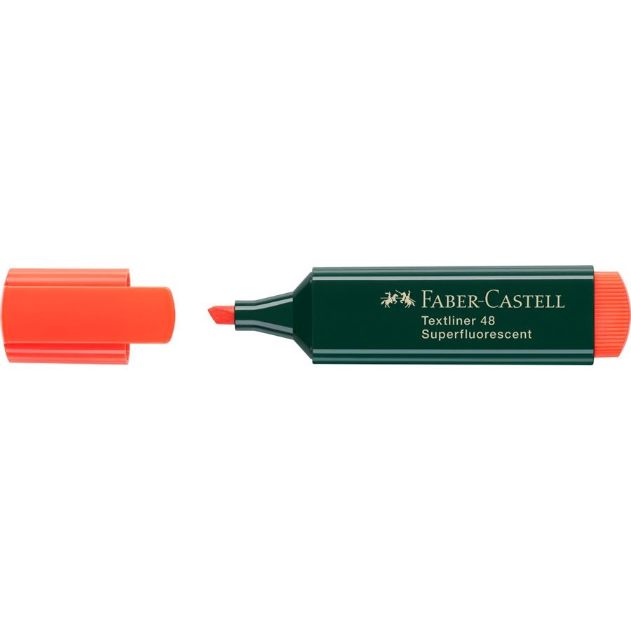 Faber-Castell - Textliner 48 Superfluorescent, orange