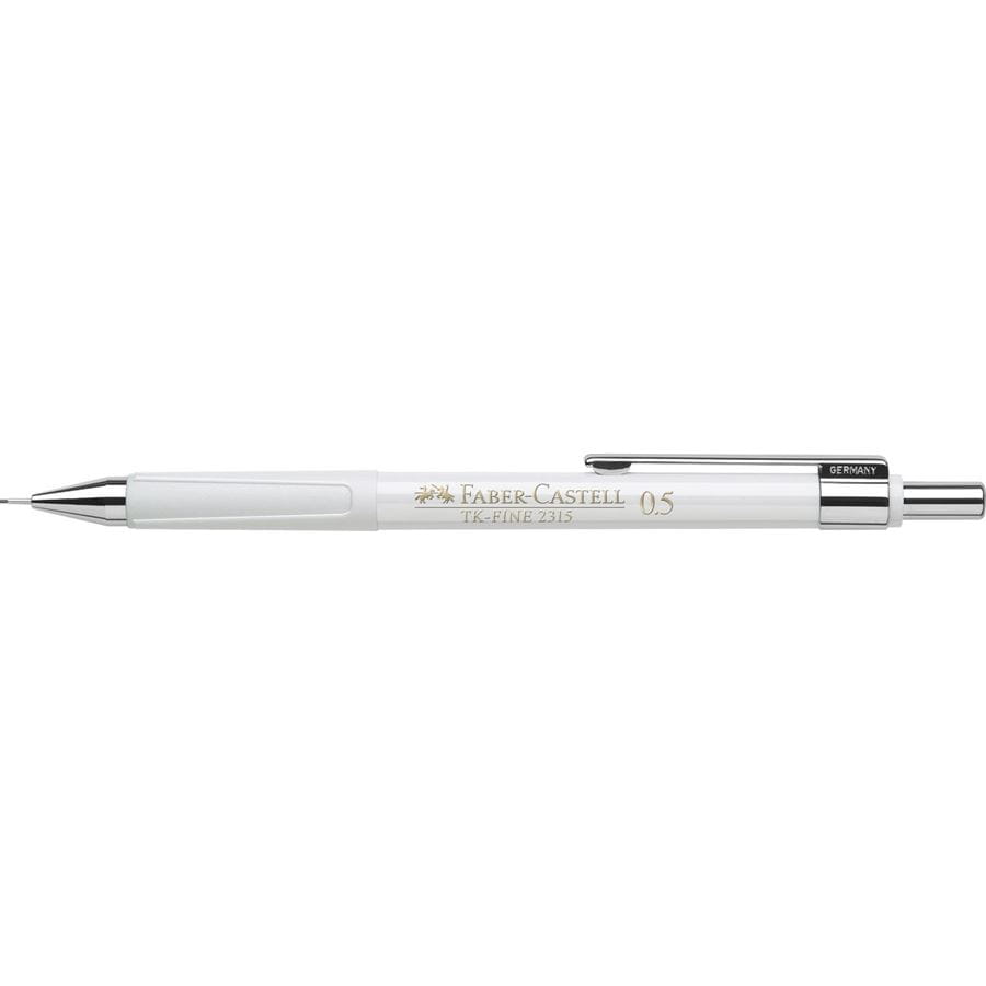Faber-Castell - TK-Fine 2315 mechanical pencil, 0.5 mm, white
