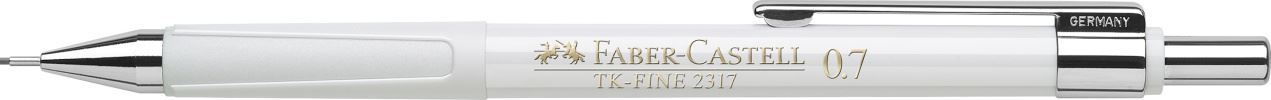 Faber-Castell - TK-Fine 2317 mechanical pencil, 0.7 mm, white