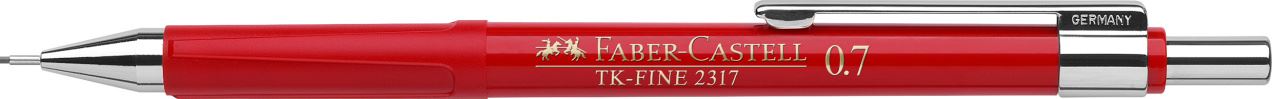 Faber-Castell - TK-Fine 2317 mechanical pencil, 0.7 mm, red