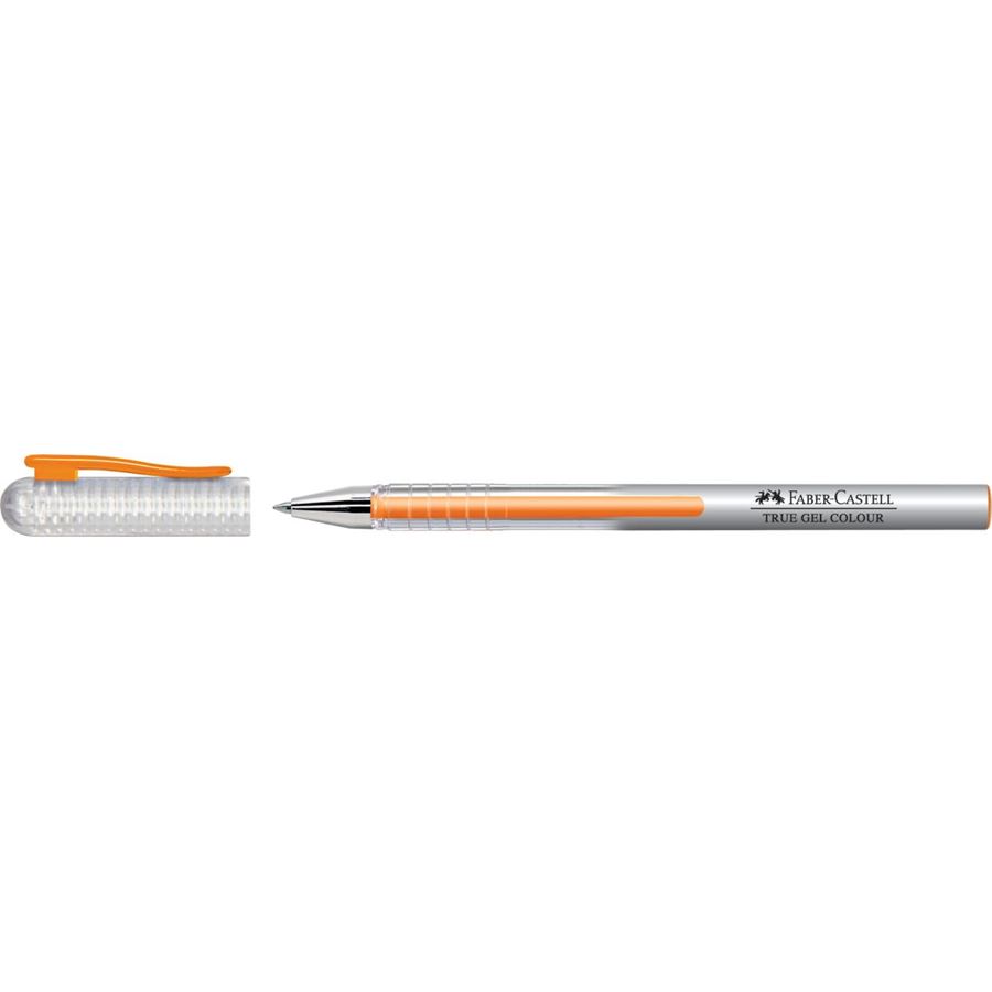 Faber-Castell - Gel pen True Gel, 0.7mm, orange