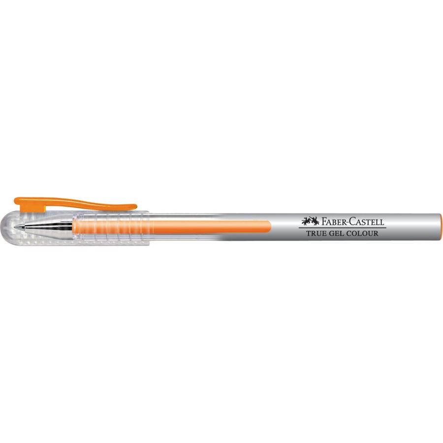 Faber-Castell - Gel pen True Gel, 0.7mm, orange