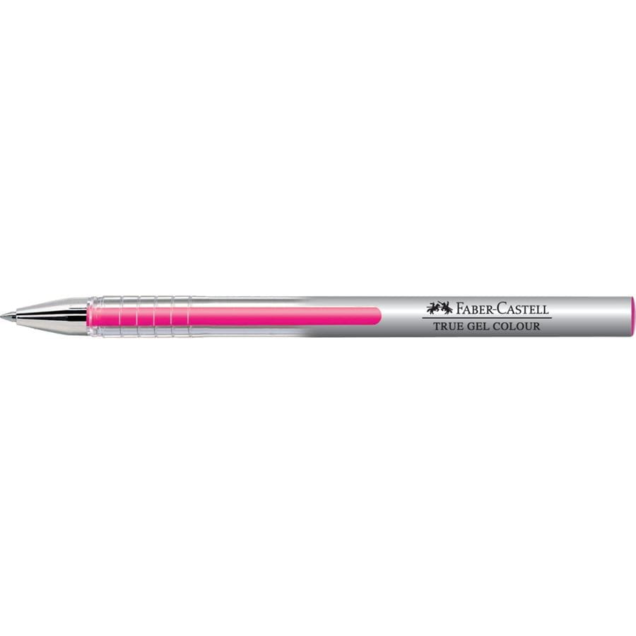 Faber-Castell - Gel pen True Gel, 0.7mm, pink