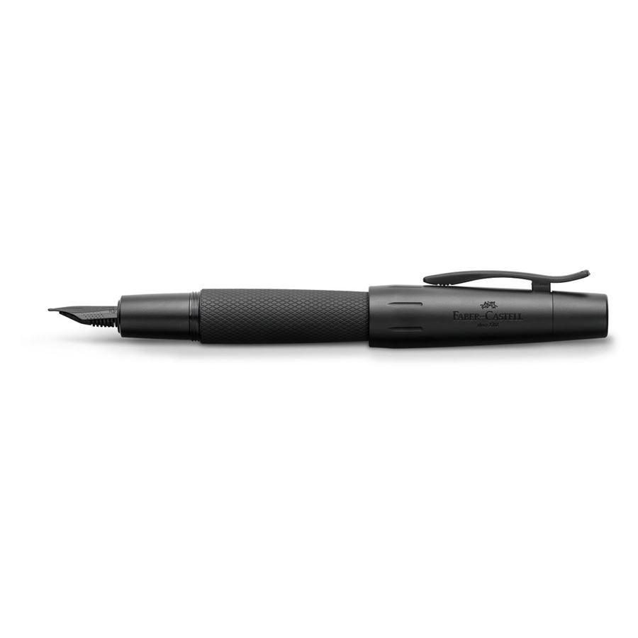 Faber-Castell - e-motion Pure Black fountain pen, M, black