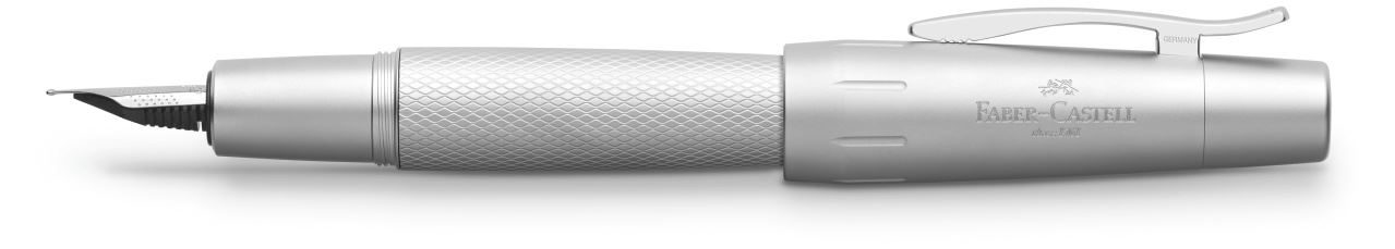 Faber-Castell - Fountain pen e-motion Pure Silver fine