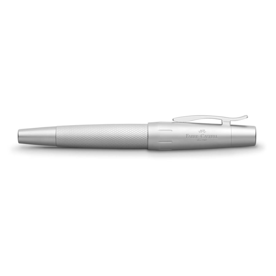 Faber-Castell - Fountain pen e-motion Pure Silver extra fine