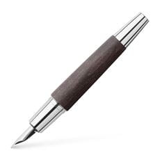 Faber-Castell - e-motion wood fountain pen, F, black